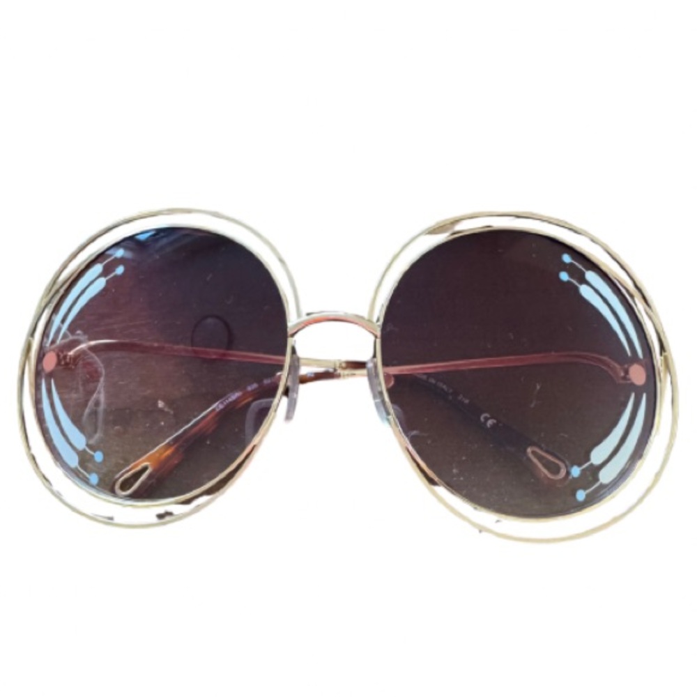 Chloe Carlina Round Sunglasses